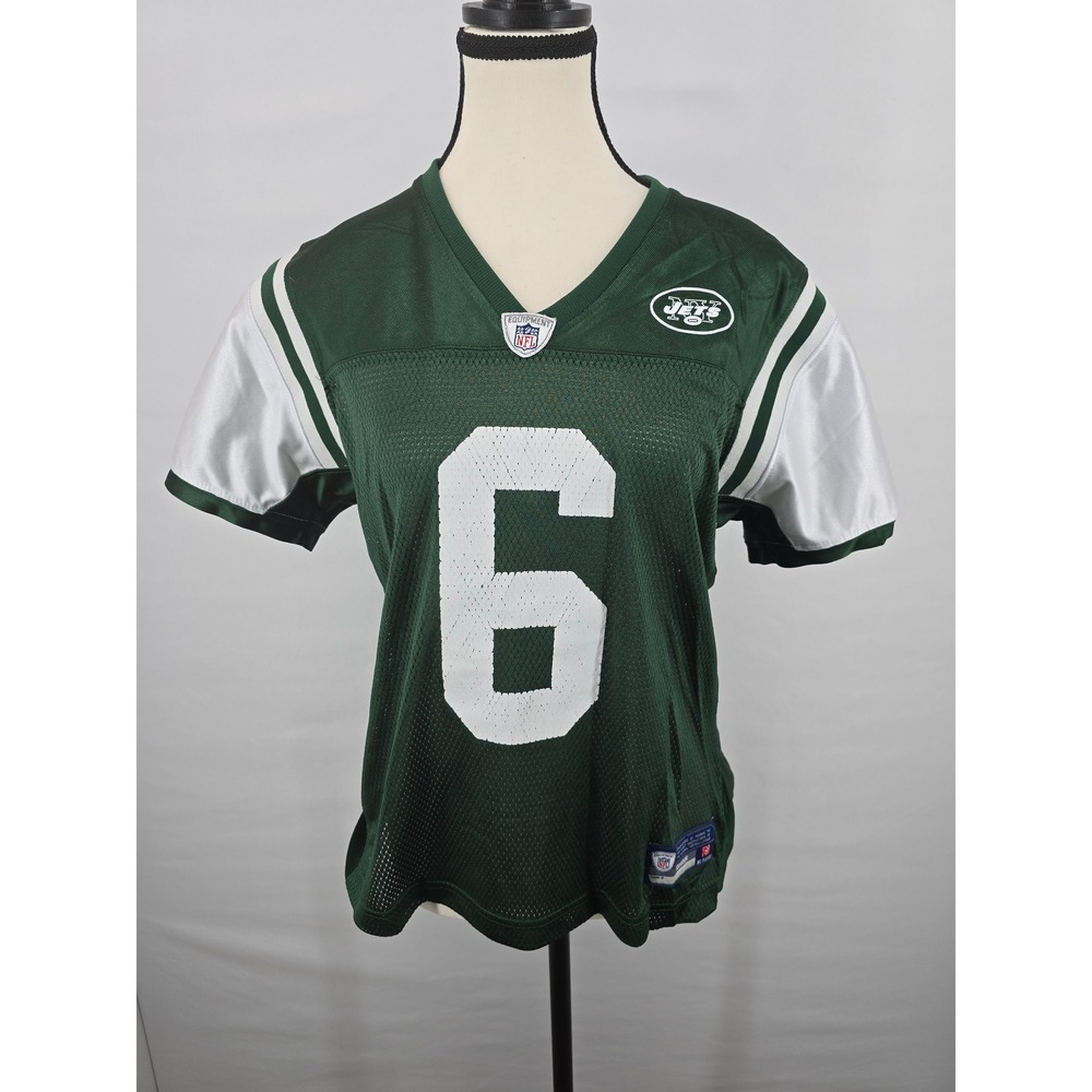 Reebok NFL New York Jets‎ Mark Sanchez 6 Jersey Womens Large Green White Onfield
